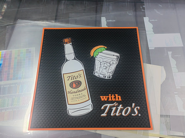 Bar Mat "with Tito's"
