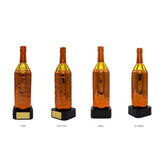 Copper Bottle Trophy w/ Gold Collar